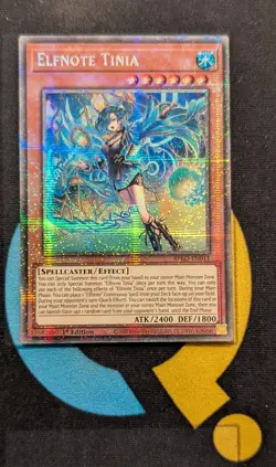 BPRO-EN011 Elfnote Tinia Starlight Rare 1st Edition YuGiOh - Image 1