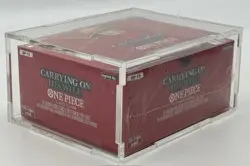 #1 One Piece EN OP-13 Carrying on His Will Booster Box Sealed w/ Acrylic Case - Image 4