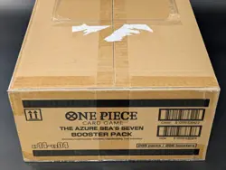 One Piece OP14-EB04 The Azure Sea's Seven English 12 Booster Box Case Sealed - Image 2