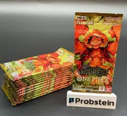 Lot of (13) One Piece Japanese PRB-01 The Best Booster Packs Sealed - Image 1