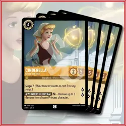 Disney Lorcana TCG: CINDERELLA - GENTLE AND KIND x4 | Uncommon *IN STOCK* - Image 1