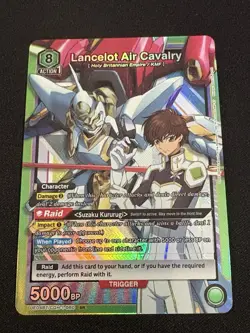 Union Arena Code Geass Lancelot Air Cavalry UE04BT/CGH-1-060 SR Foil Card NM - Image 1