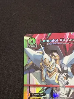 Union Arena Code Geass Lancelot Air Cavalry UE04BT/CGH-1-060 SR Foil Card NM - Image 3