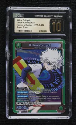 2024 Union Arena TCG - Hunter x UE02BT SR Killua Zoldyck CGC 10 Pristine - Image 1