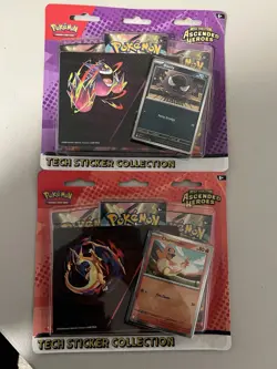 Pokemon TCG Ascended Heroes Tech Sticker Collection LOT OF 2 - Image 1