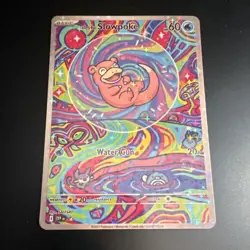 Custom TCG Fan Art Card - Slowpoke Psychedelic Holo Card - Image 1