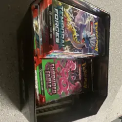 Pokemon Booster Packs Tin Temporal Forces & Shrouded Fable Trading Card Game - Image 1