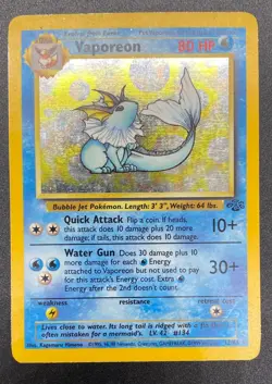 Pokemon TCG Vintage Jungle (1999) Theme Deck "Water Blast" 60 cards only - LP/NM - Image 2