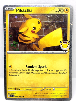 2026 Pokemon Pikachu Stamped Pokemon Day 30th Anniversary Promo Card 051/162 - Image 1