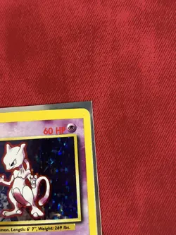 Pokemon Mewtwo Base Set 10/102 Holo Rare 60 HP Psychic Card 1999 English - Image 2