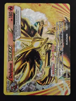 Delphox BREAK 14/124 XY Fates Collide Ultra Rare Holo Pokemon Card - Image 1