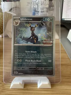 Pokemon Umbreon Promo Card Obsidian Flames Stamped Sealed 130/197 EN - Image 1
