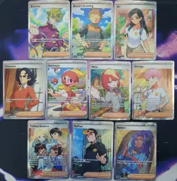 Full Art Ultra Rare Trainer LOT (F) 10x Cards NO DUPLICATES - Image 1