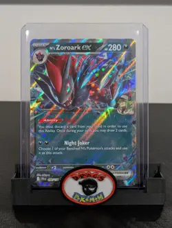 Pokemon Card 2025 N'S ZOROARK EX Double Rare 098/159 Journey Together NM/M - Image 1