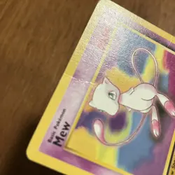 Mew Pokemon TCG Vintage WOTC Black Star Promo Card #8 Heavily Played HP - Image 3