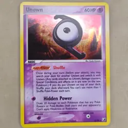 Unown (Z) Unseen Forces Z/28 Holo Rare Pokemon Card LP Lightly Played - Image 1