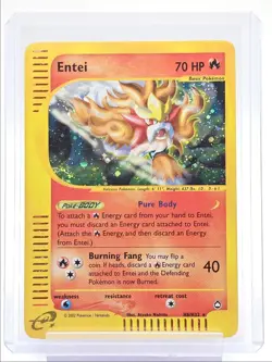 ENTEI 2002 POKEMON E-CARD SERIES AQUAPOLIS RARE HOLO H8/H32 Q1860 - Image 1
