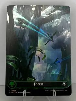 MTG EOE-0266 Forest (0266) (Borderless) - Edge of Eternities Foil - Image 1