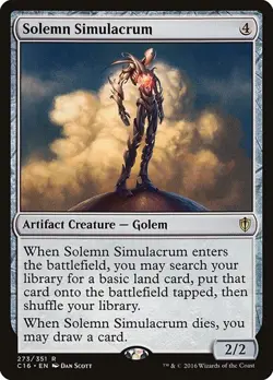 Solemn Simulacrum 273 MTG NM - Commander 2016 - Image 1