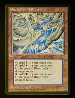 MTG - Underground River - NM - Ice Age - RARE - EN - REG - Image 1
