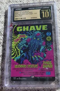 GHAVE, GURU OF SPORES Secret Lair Welcome to the Fungal CGC Pristine 10 MTG - Image 1