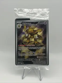 Mega Evolution Pokemon Center Stamped Black Star Promo Alakazam 009 SEALED - Image 1