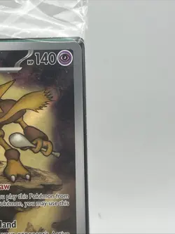 Mega Evolution Pokemon Center Stamped Black Star Promo Alakazam 009 SEALED - Image 3