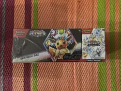 Pokemon Prismatic Evolutions Surprise Box And Booster Bundle Sealed - Image 1