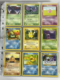 Pokemon Card Collection VTG Binder Holo Rare 1st E-Reader WoTC Charmander Pichu - Image 3