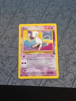 Pokemon: Mew Promo #8 Black Star Promo 2000 WOTC Vintage - MP - J69 - Image 1