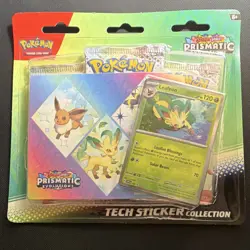 Pokemon TCG Prismatic Evolutions Tech Sticker Collection Set Lot Of 3 Sealed New - Image 5
