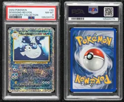 Dewgong Reverse Foil Pokemon Legendary Collection PSA 8 2002 - Image 3