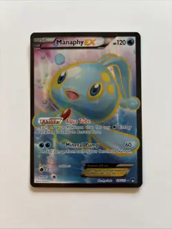 ** A Manaphy EX 116/122 XY Breakpoint NM Pokemon - Image 1