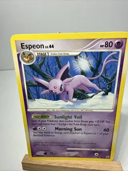 2008 Pokemon, D&P Majestic Dawn, #18/100 Espeon Lv. 44, Rare - Image 1