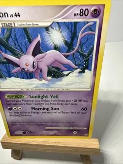 2008 Pokemon, D&P Majestic Dawn, #18/100 Espeon Lv. 44, Rare - Image 5
