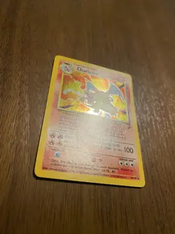 Pokemon TCG Base Set 2 Holo Rare Charizard 4/130 WOTC - HP Damaged - Image 2