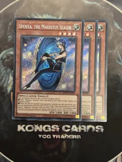 3X BPRO-EN098 Spenta, the Magistus Sealer Secret Rare YuGiOh NEW! PLAYSET - Image 1