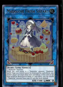 Yugioh Madolche Fresh Sistart GFTP-EN104 Ultra Rare 1st Edition - Image 1