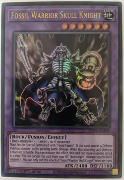 YuGiOh Fossil Warrior Skull Knight Ultra Rare 1st Edition GFP2-EN129 NM - Image 1