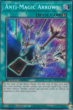 Anti-Magic Arrows - SBC1-ENG11 - Secret Rare 1st Edition - LP - Image 1