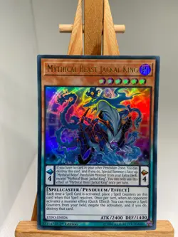 Mythical Beast Jackal King - Ultra Rare 1st Edition EXFO-EN026 - NM - YuGiOh - Image 1