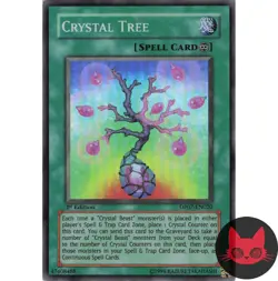 Yugioh Crystal Tree DP07-EN020 Super Rare 1st Edition LP - Image 1