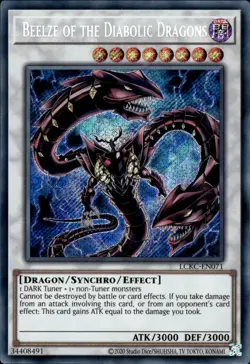 Beelze Of The Diabolic Dragons - Secret Rare LCKC-EN071 - NM - YuGiOh - Image 1