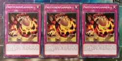 3x Frettchenflammen SDCB-DE039 COMMON DEUTSCH 1.Auflage PLAYSET NM Yu-Gi-Oh - Image 1