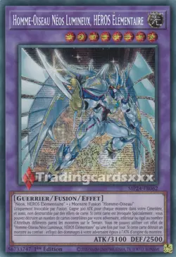 Yu-Gi-Oh! Homme-Oiseau Neos Lumineux, HEROS Elementaire : PSE MP24-FR062 - Image 1