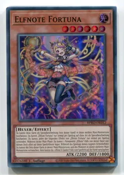 Yu-Gi-Oh! Elfnote Fortuna Super Rare BPRO-DE012 - Image 1