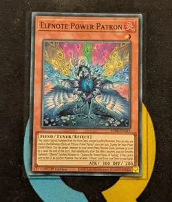 BPRO-EN013 Elfnote Power Patron Super Rare 1st Edition YuGiOh - Image 1