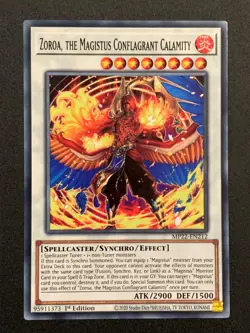 Zoroa, the Magistus Conflagrant Calamity | MP22-EN212 | Common | 1st Ed | YuGiOh - Image 1