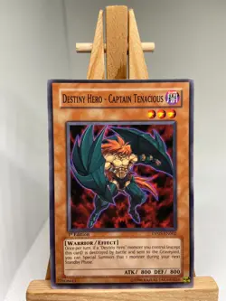 Destiny Hero - Captain Tenacious - 1st Edition DP05-EN002 - LP - YuGiOh - Image 1