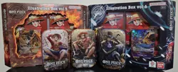 ONE PIECE CCG FACTORY SEALED ILLUSTRATION BOXES VOL. 5 & 6 AND TINS VOL.2 (3) - Image 1